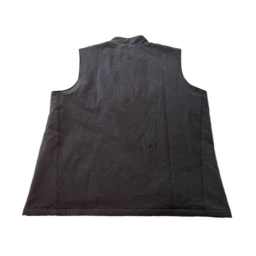 Travis Mathew Top Of The Line Golf Vest Men's XXXL Gray Full Zip
